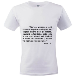 Tricou mesaj, Cartea aceasta a legii...